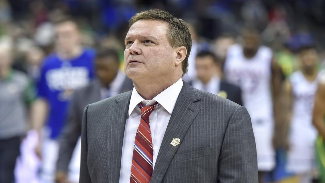 Kansas head basketball coach Bill Self