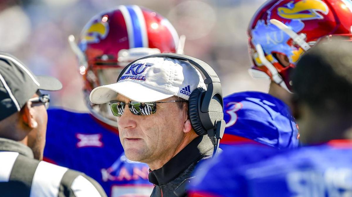 Kansas football coach David Beaty