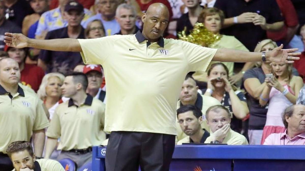 Danny Manning, who as a player led Kansas to a national championship in 1988, coached Wake Forest to an 82-78 upset win over No. 13 Indiana on Monday in the Maui Invitational in Lahaina, Hawaii.