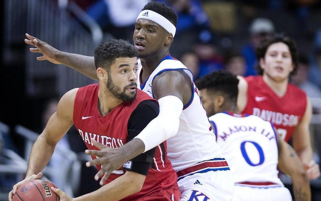 Kansas big man Carlton Bragg (right) is on a Jayhawks team that takes serious pride in its defense.