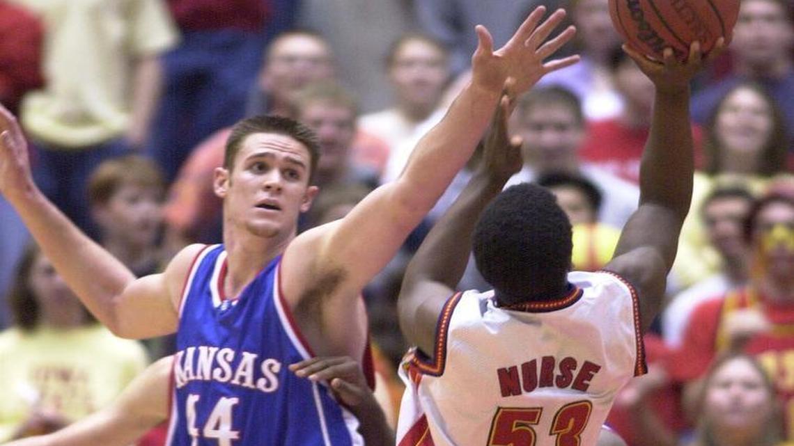 Former KU player Eric Chenowith (left) has good memories of the Great Alaska Shootout. This year’s event will be the last in the 40-year history of the tourney.