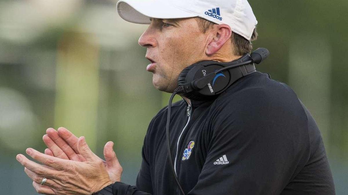 Kansas football coach David Beaty