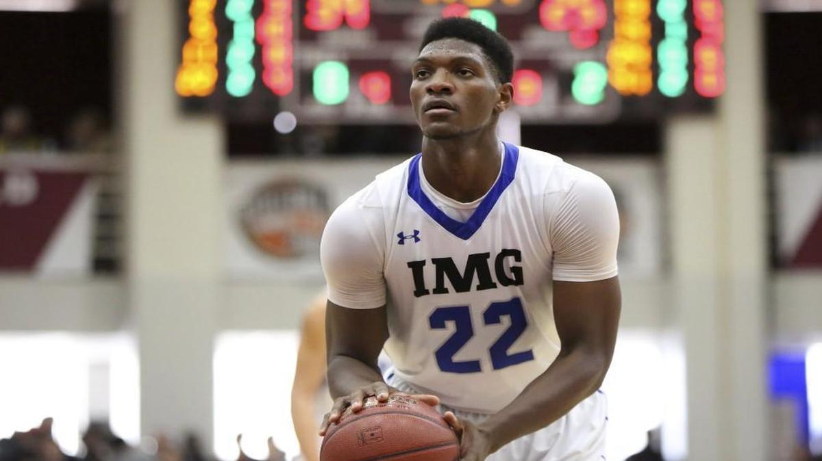 IMG Academy’s Silvio De Sousa during the 2017 Hoophall Classic in Springfield, Mass., in January.