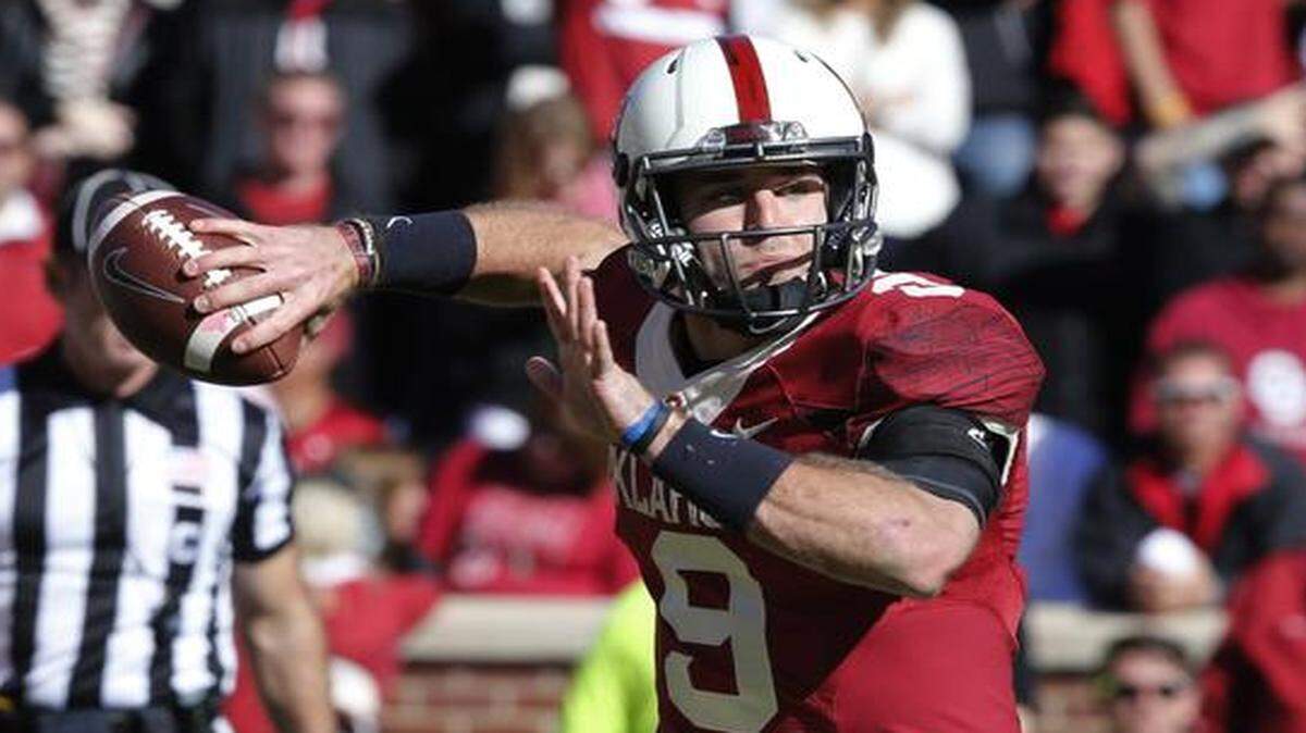 
Oklahoma quarterback Trevor Knight was injured Nov. 8 against Baylor.


