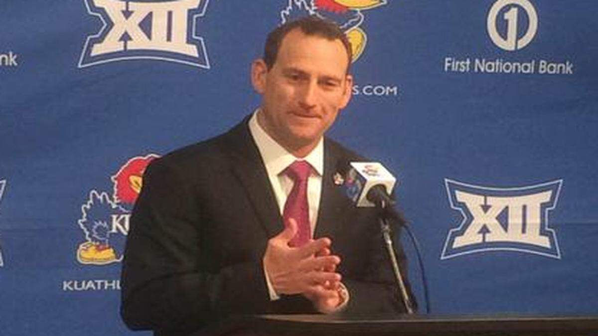 
New KU football coach David Beaty
