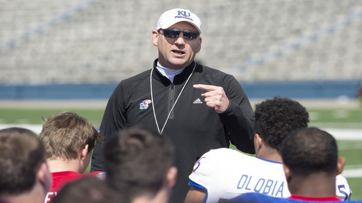 University of Kansas head football coach David Beaty.