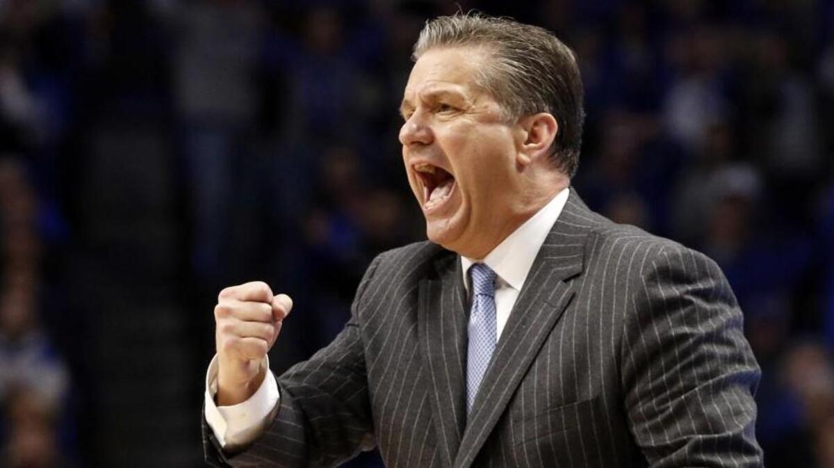 Kentucky head coach John Calipari.