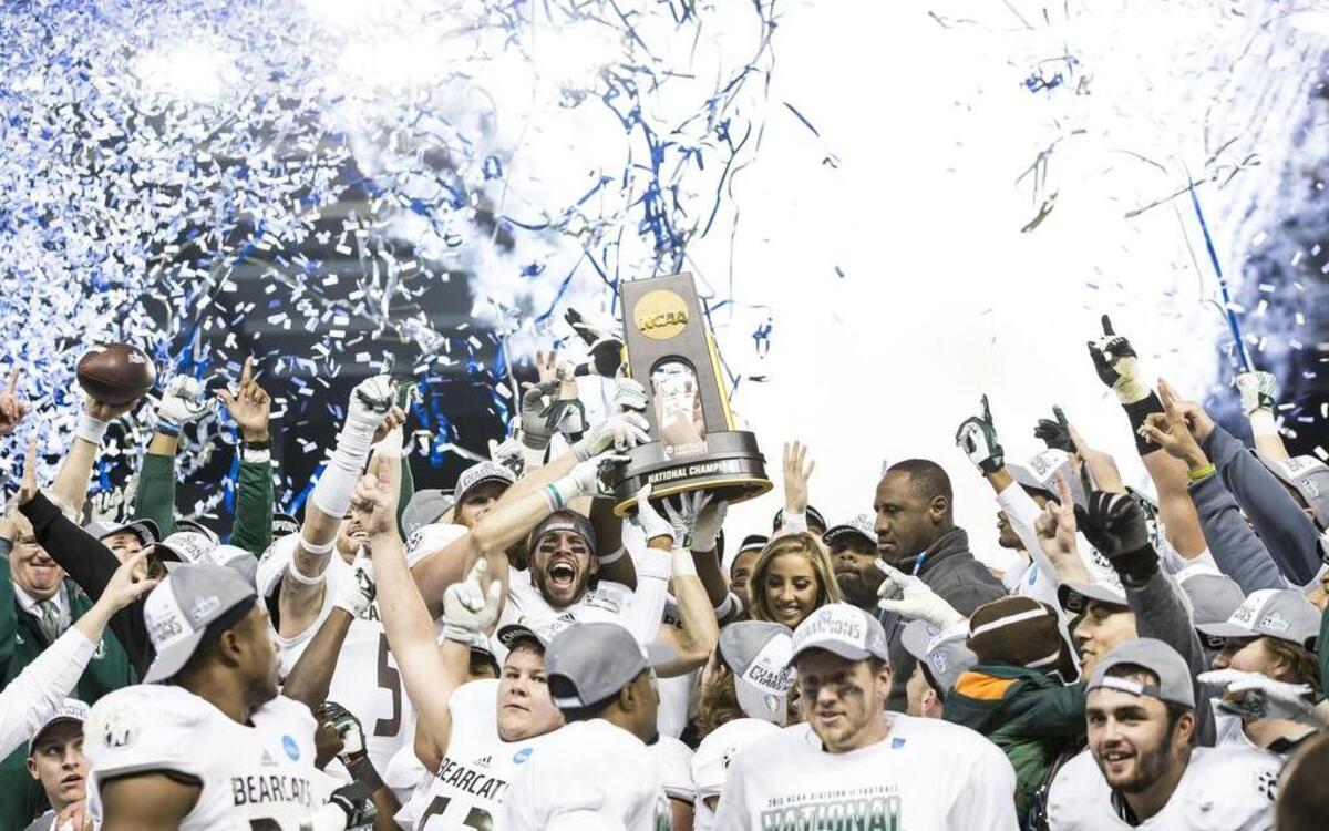 The Northwest Missouri Bearcats beat Shepherd 34-7 in the NCAA Division II football championship game last December in Kansas City, Kan.