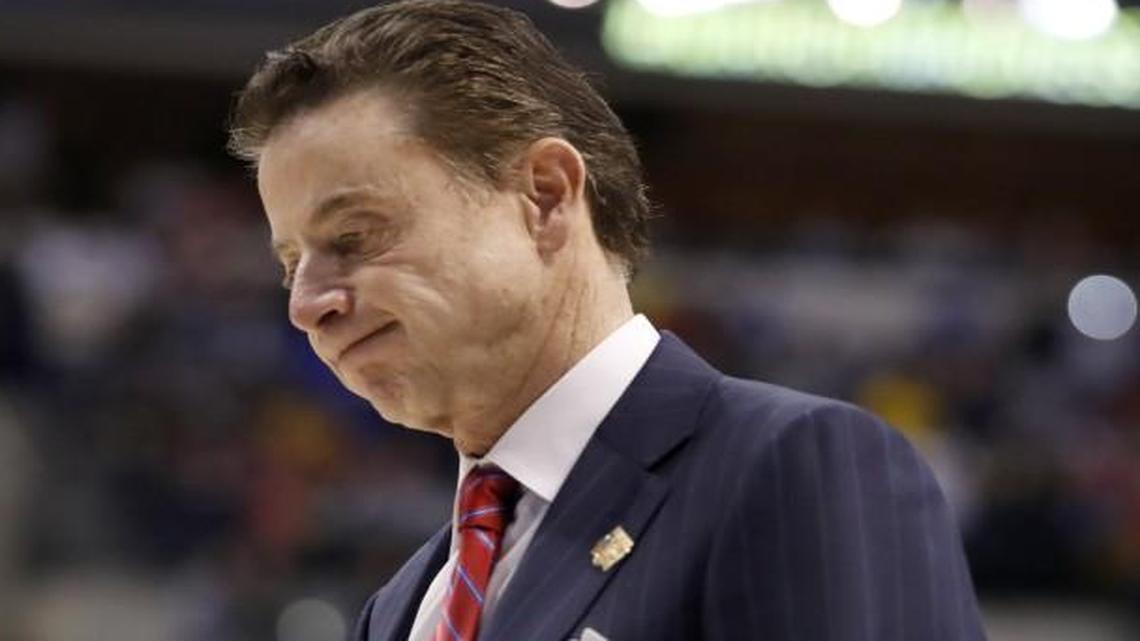 Louisville head coach Rick Pitino.