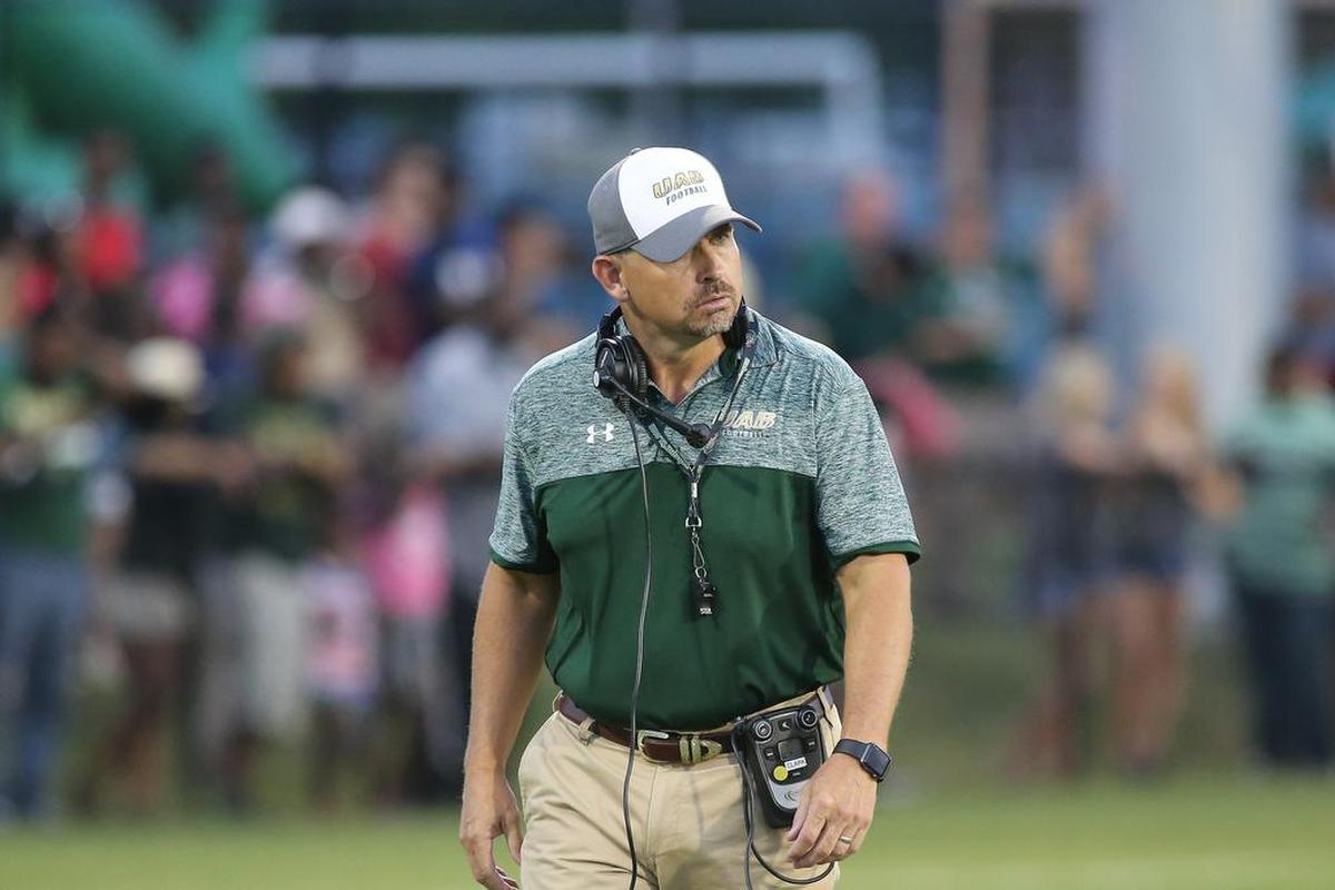 UAB Blazers football coach Bill Clark