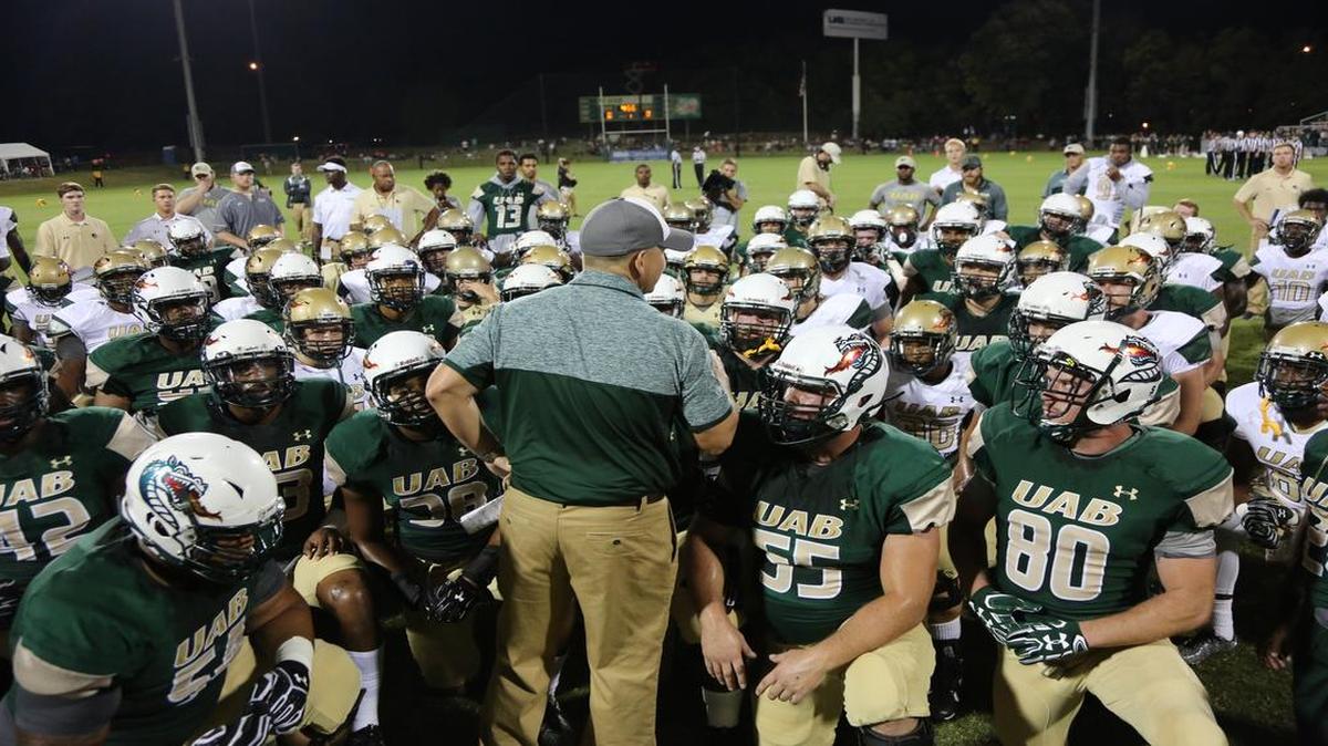 UAB, coached by Bill Clark, will return to the football field this season.