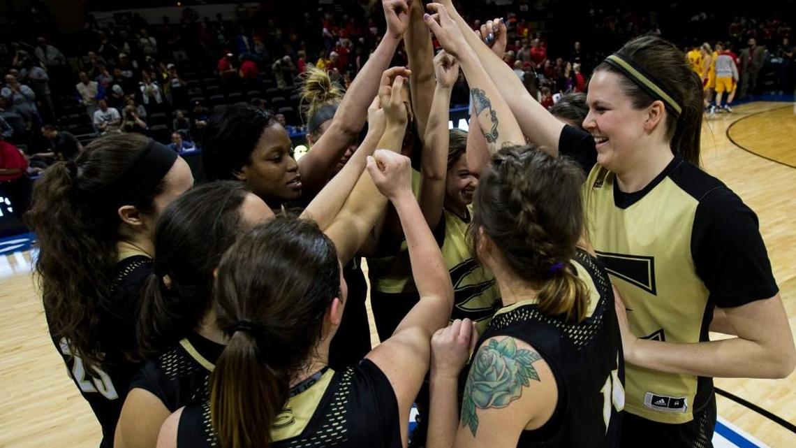 The Emporia State Lady Hornets were all smiles after defeating Pittsburg State Sunday for the MIAA Tournament title, their fourth straight.