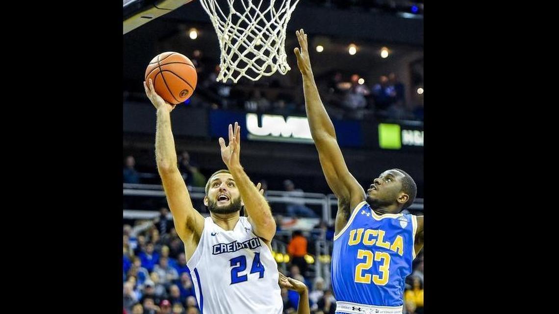 Creighton freshman Mitch Ballock scored 22 points in the Bluejays’ victory over UCLA in the 2017 Hall of Fame Classic at the Sprint Center.
