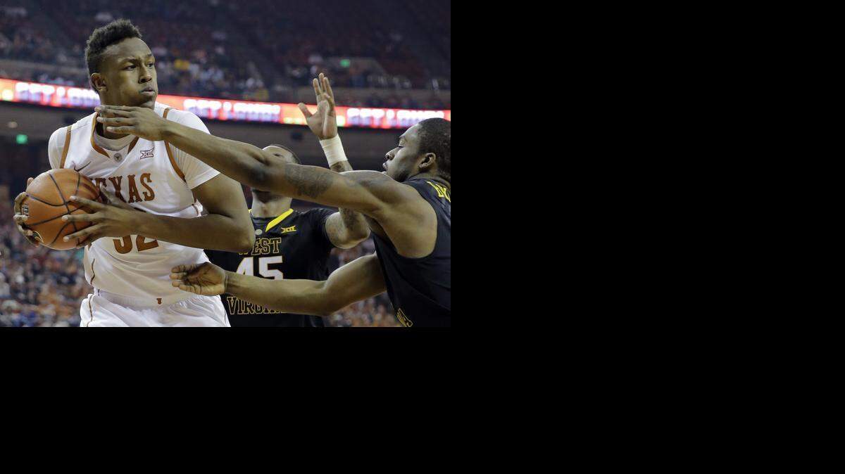 
 Myles Turner (left) and Texas might have an NCAA bid on the line in the Big !2 Tournament this week.


