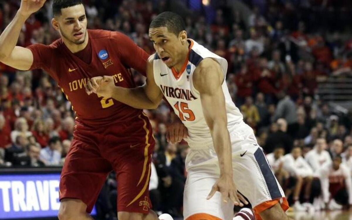 Malcolm Brogdon (right) and Virginia got by Iowa State in the Sweet 16.