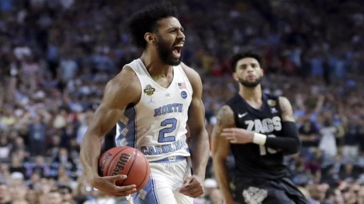 North Carolina’s Joel Berry II celebrated after the Tar Heels’ 71-65 win over Gonzaga on Monday in the NCAA Tournament championship game.