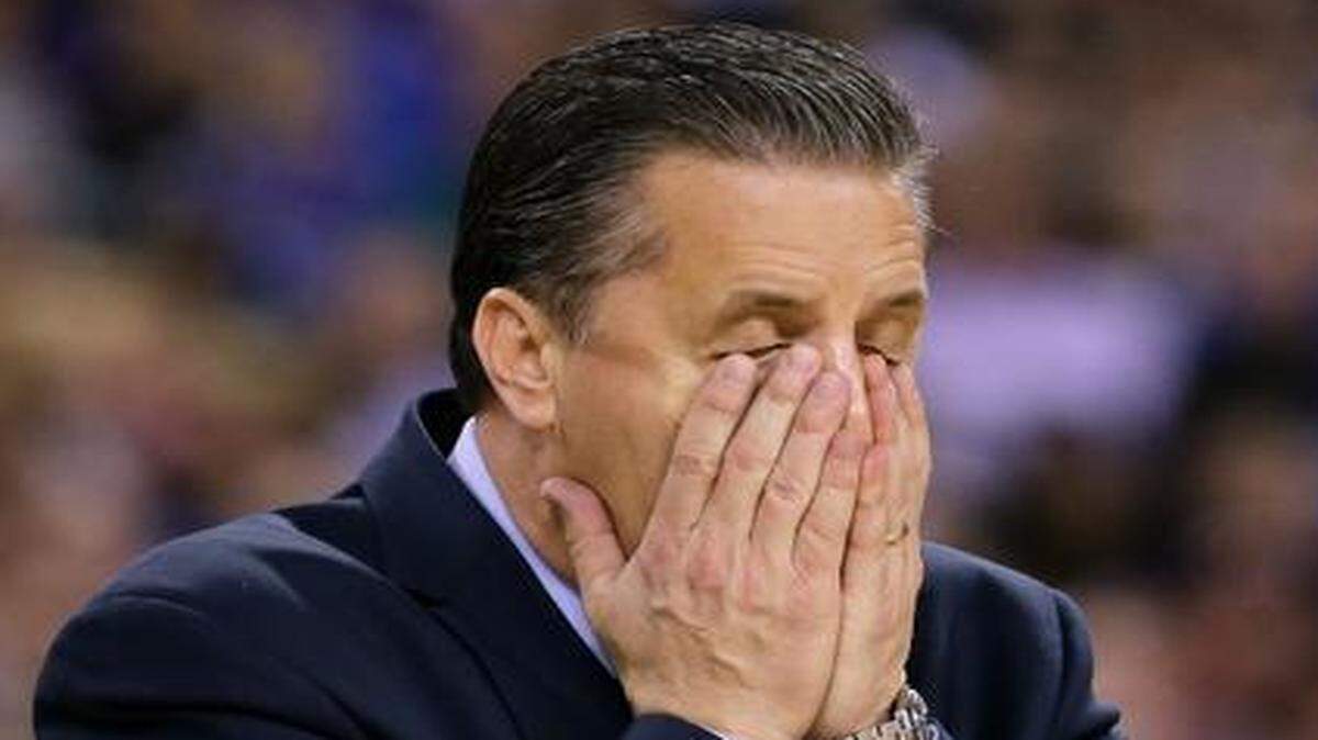
Things didn’t go Kentucky coach John Calipari’s way Saturday night.
