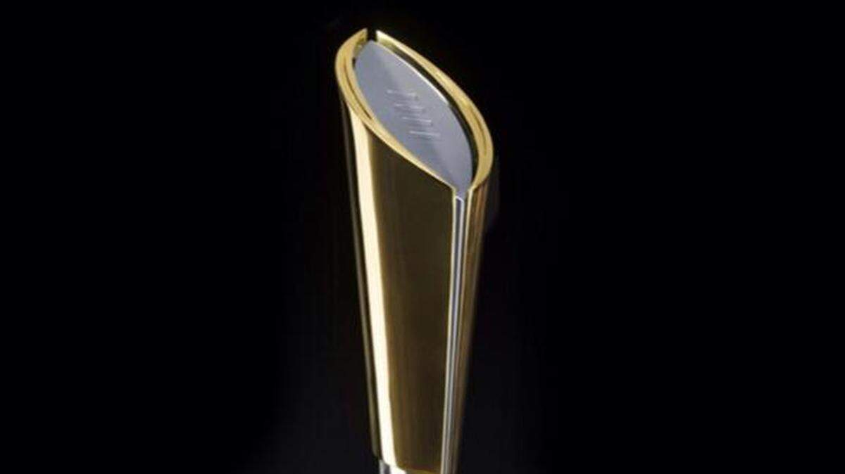
The College Football Playoff trophy.
