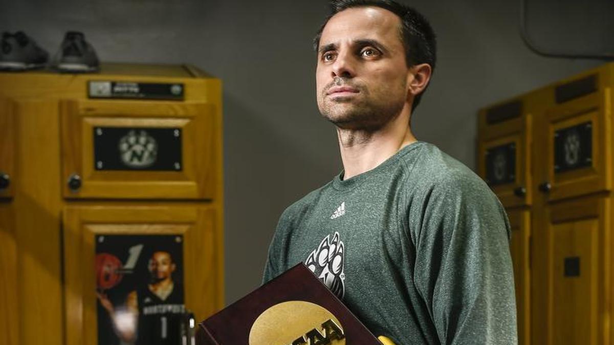 Ben McCollum, men’s basketball coach of the Northwest Missouri State Bearcats, brought the NCAA Division II championship trophy back to Maryville last week following a 71-61 victory over Fairmont State (W.Va.) in Sioux Falls, S.D.