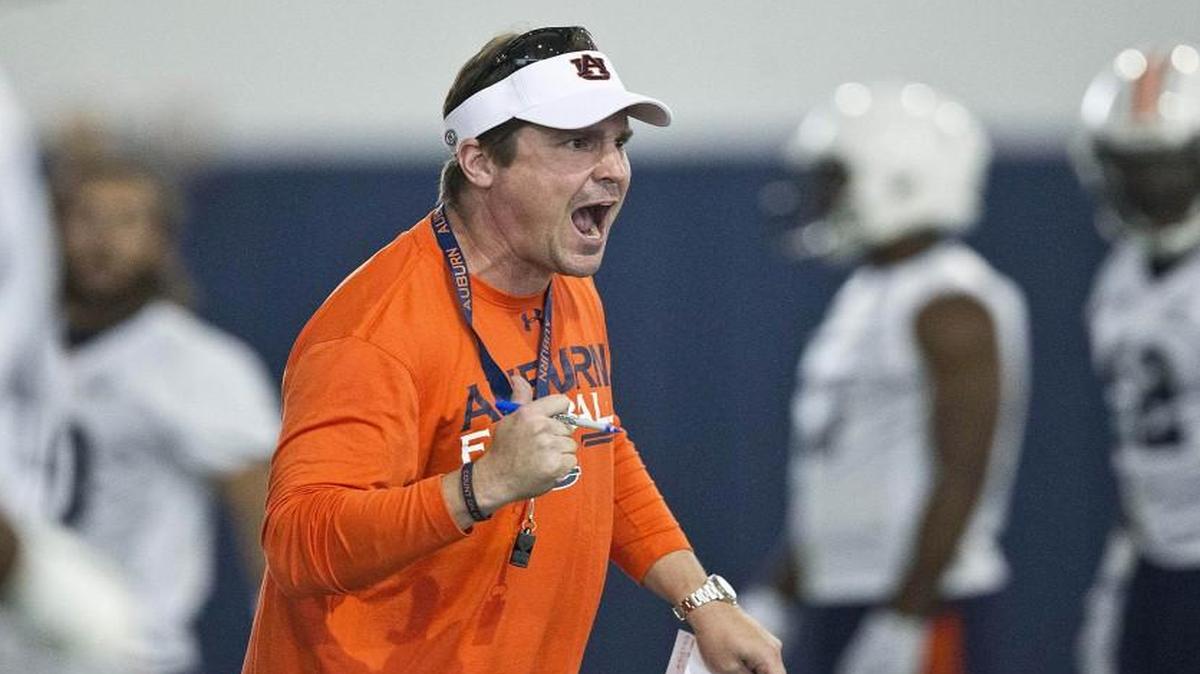 
Will Muschamp, who was head coach at Florida last season, has taken over as Auburn’s defensive coordinator this season. The Tigers are playing Muschamp big bucks to turn around their defense.
