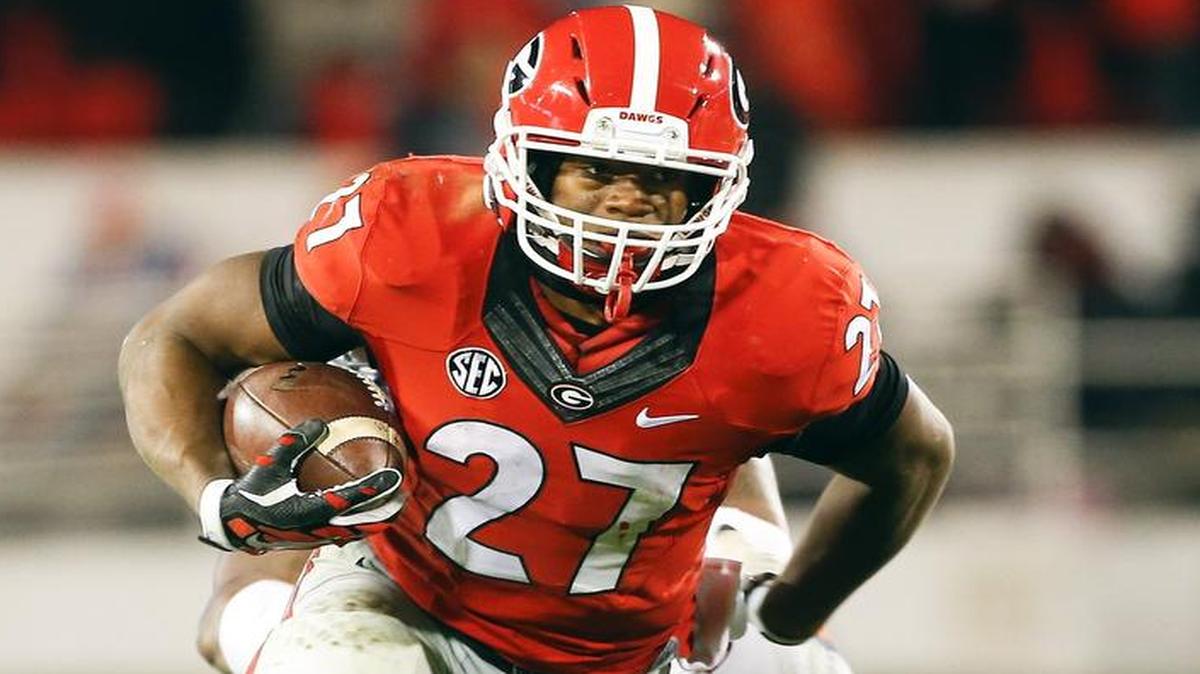 
Georgia running back Nick Chubb
