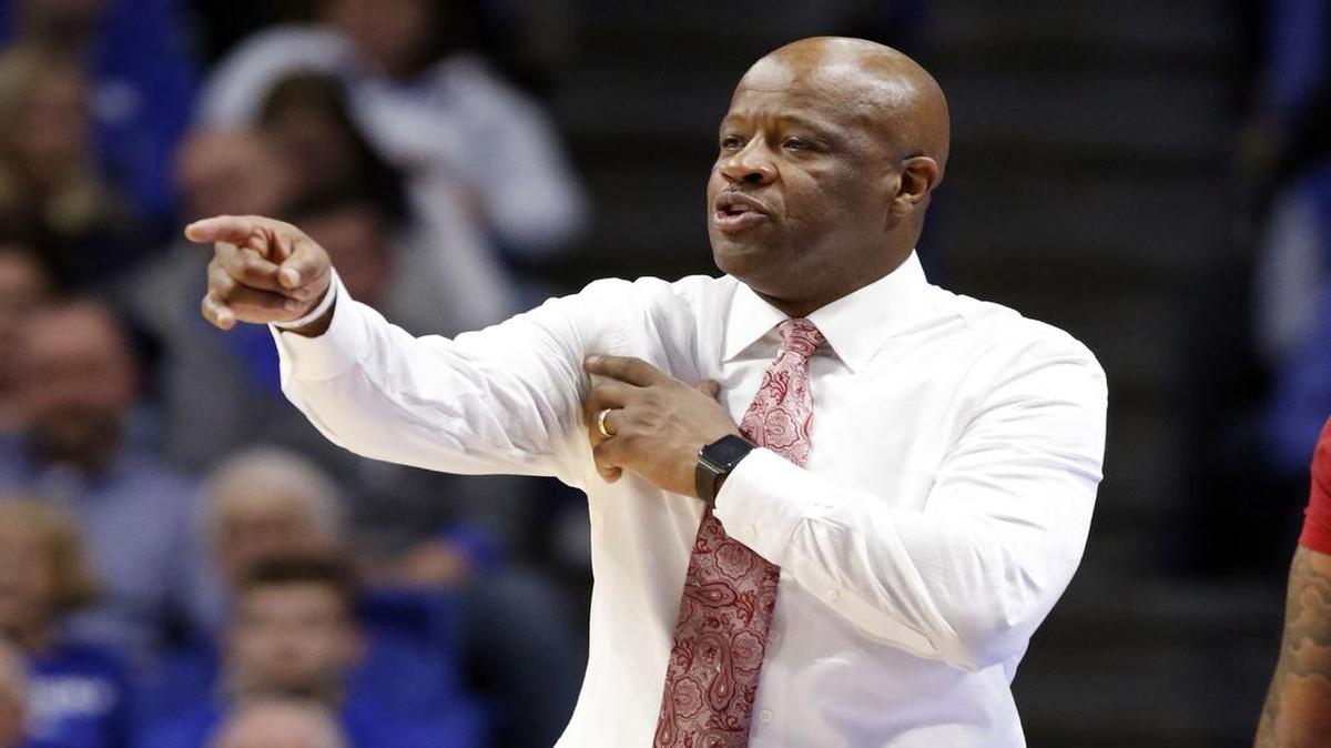 Mike Anderson is in his sixth season as head coach at Arkansas after coaching at Missouri.