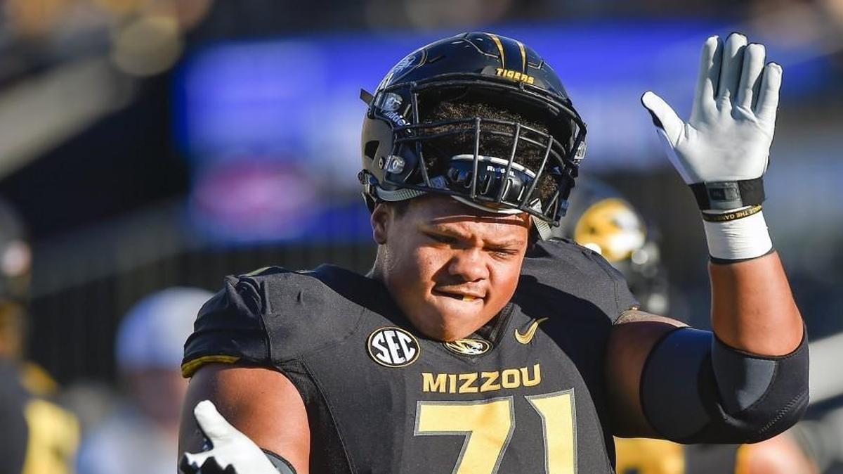Missouri offensive lineman Kevin Pendleton