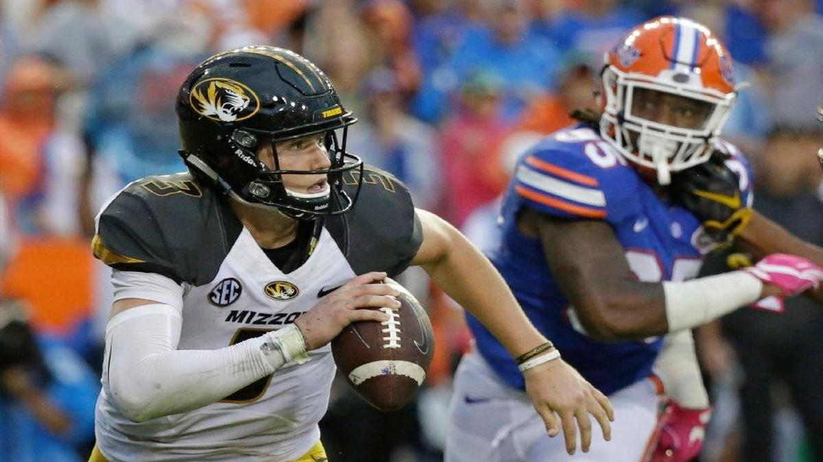 Missouri quarterback Drew Lock completed only 4 of 18 passes for 39 yards with no touchdowns and two interceptions against Florida on Saturday.