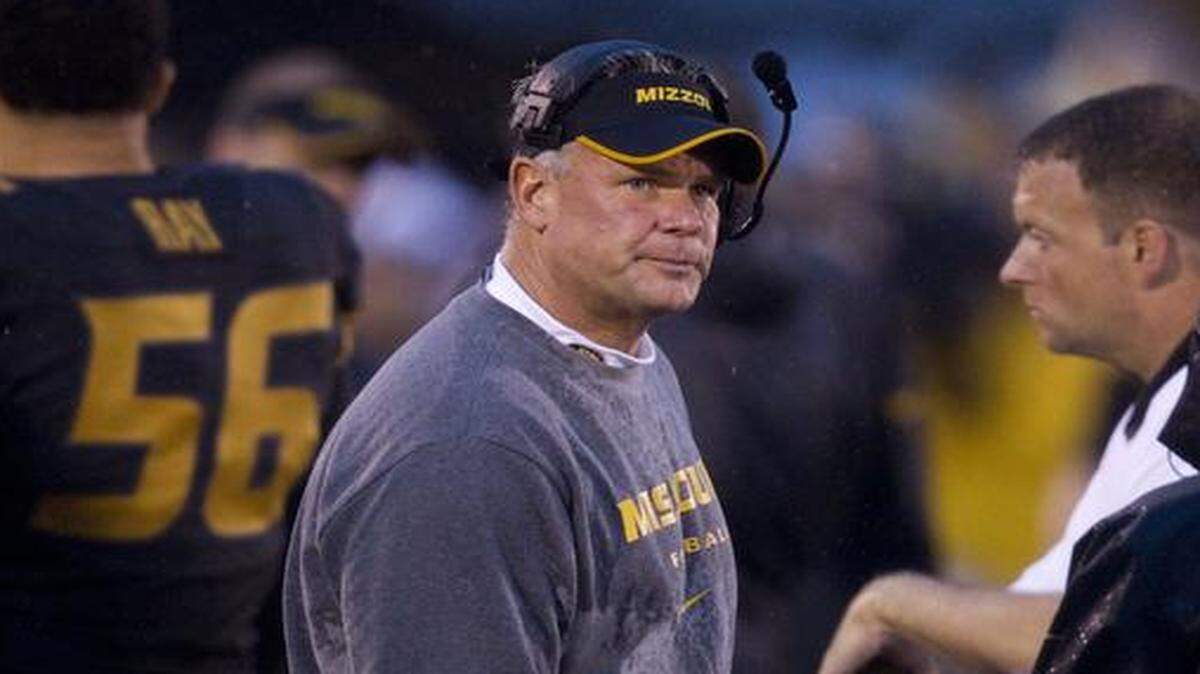 
Missouri defensive coordinator Dave Steckel.
