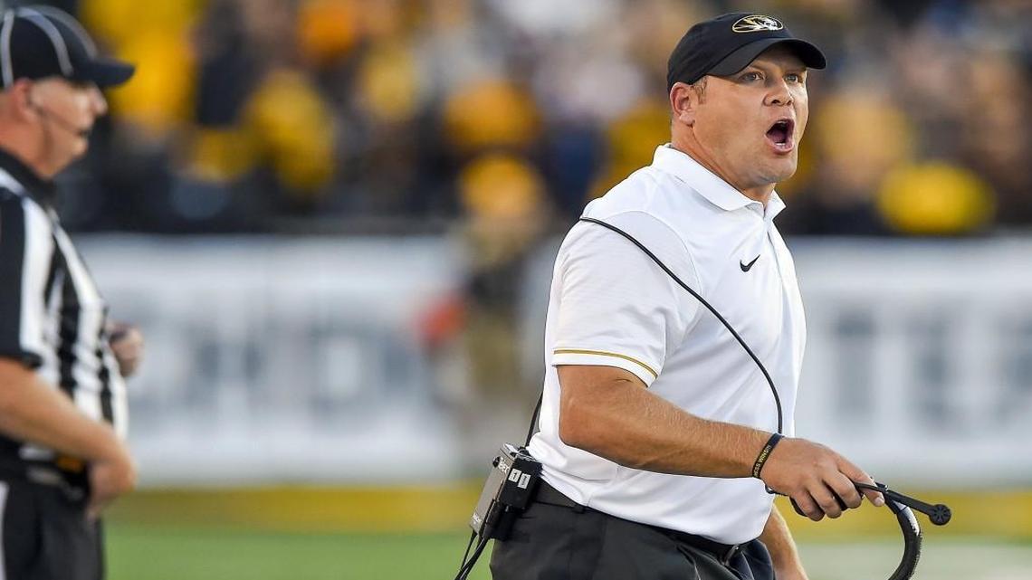 Missouri Tigers head coach Barry Odom.