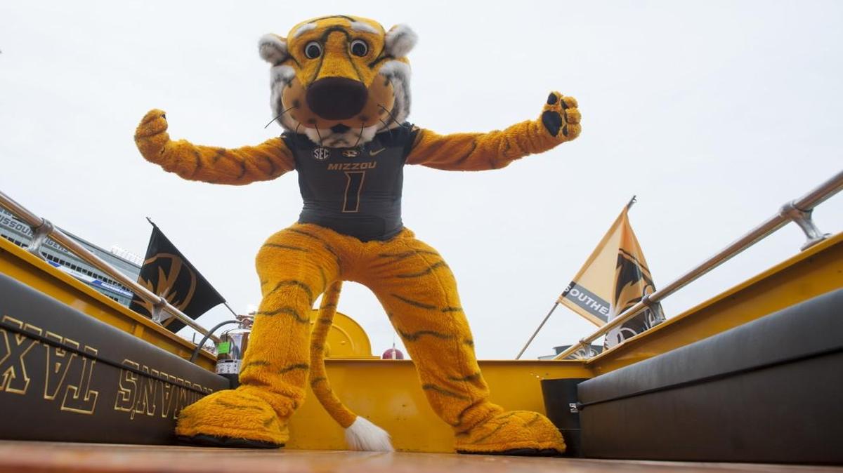 Missouri’s mascot, Truman the Tiger.