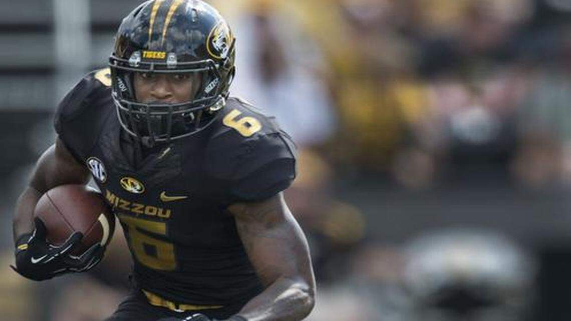 
Running back Marcus Murphy and the Missouri Tigers haven’t been as successful running the ball as last year’s team.



