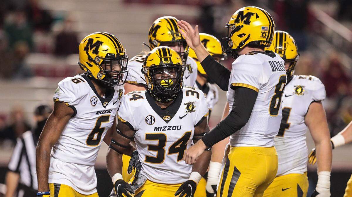 Mizzou at South Carolina Gamecocks in Columbia, SC. on November 21, 2020.