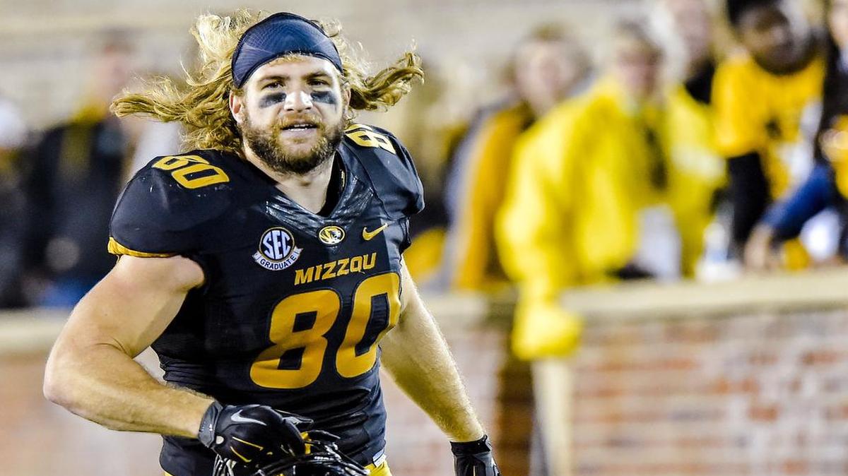 Missouri tight end Sean Culkin headed to the locker room after the college football game on Saturday, Nov. 12, 2016, against the Vanderbilt Commodores in Columbia on Faurot Field in Memorial Stadium. Culkin will play his final game for Mizzou on Friday.