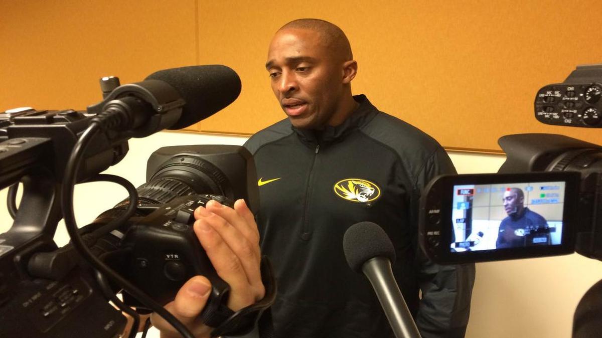Missouri defensive coordinator DeMontie Cross met with reporters Tuesday in Columbia.