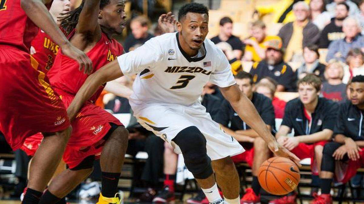 
Making his 2014-15 debut after missing most of October with a knee injury, sophomore Johnathan Williams III (right) poured in 13 points with a game-best 12 rebounds as Missouri beat Missouri-St. Louis 77-54 in exhibition men’s basketball Saturday in Columbia.
