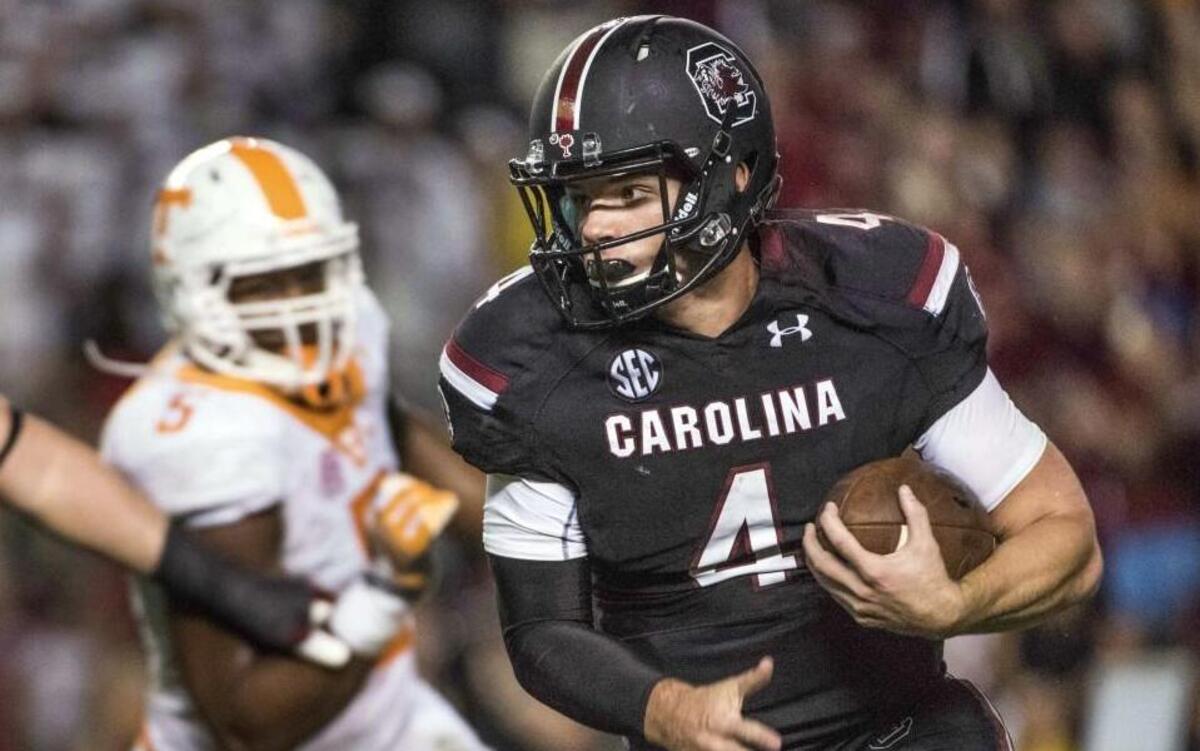 South Carolina quarterback Jake Bentley.