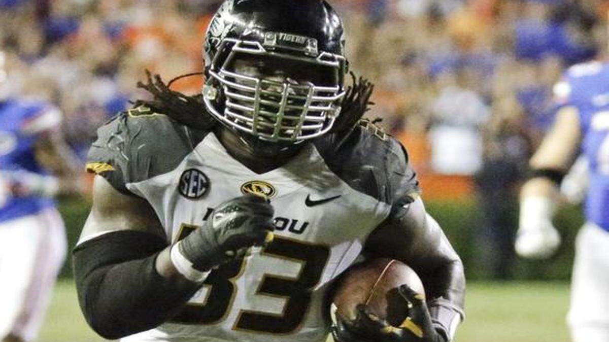 
Missouri defensive lineman Markus Golden has made 53 tackles, which is tied for third most on the Tigers, including 11 
1/2
 for a loss and 6 
1/2
 sacks.
