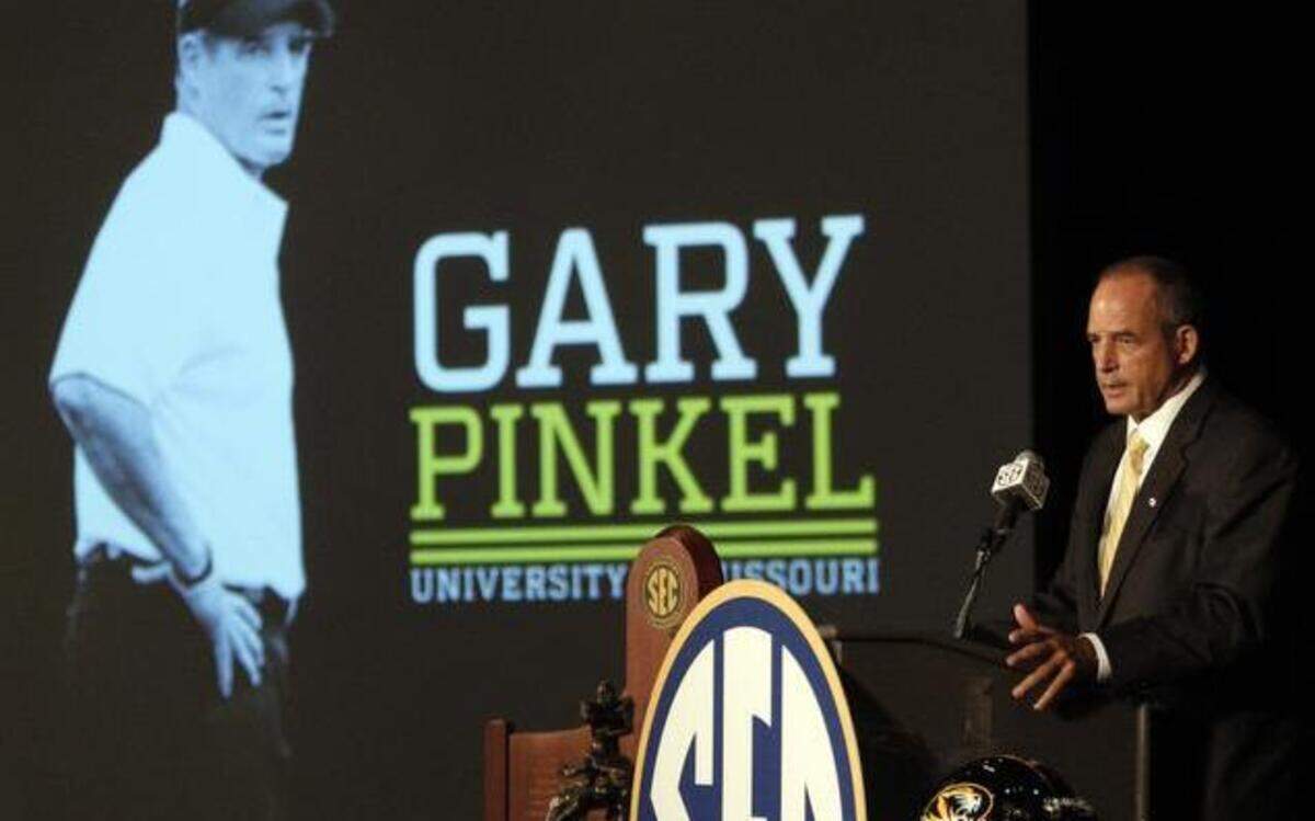 
Missouri coach Gary Pinkel.

