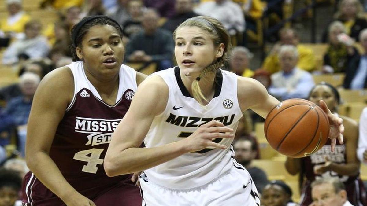 Missouri forward Jordan Frericks drives against Mississippi State.
