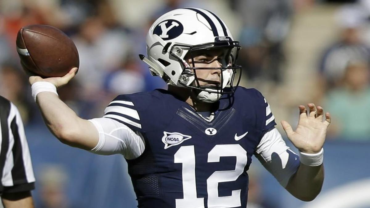 BYU quarterback Tanner Mangum.