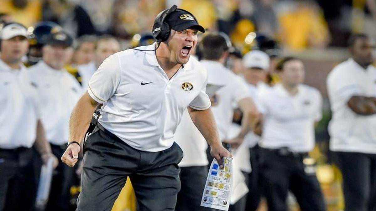 Missouri Tigers head coach Barry Odom.