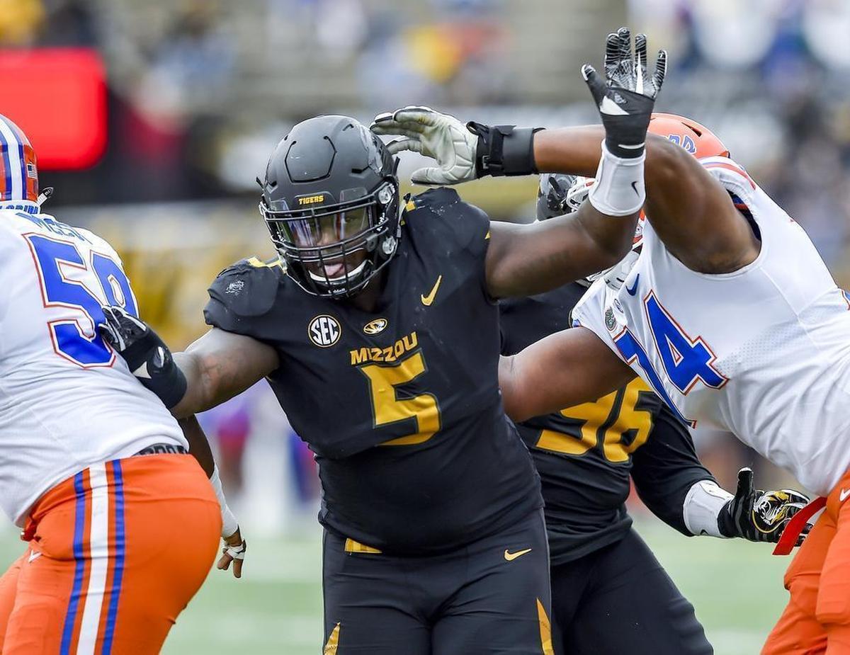 Terry Beckner Jr. will be one of the big men on Missouri’s defensive line this season.