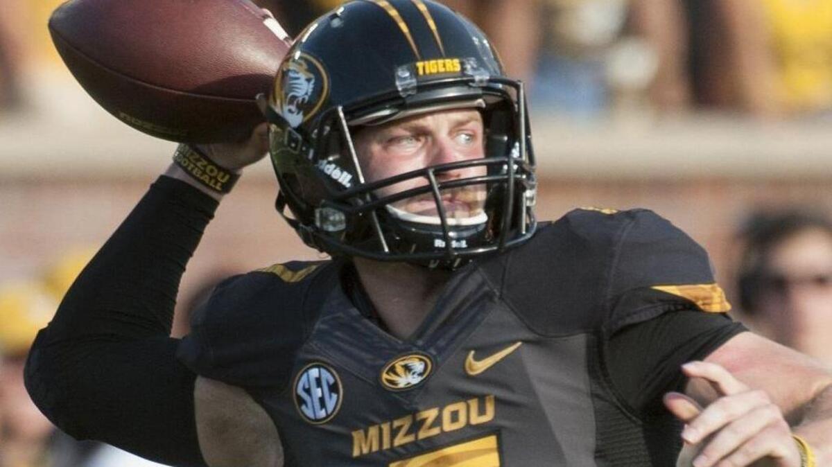 Missouri quarterback Maty Mauk