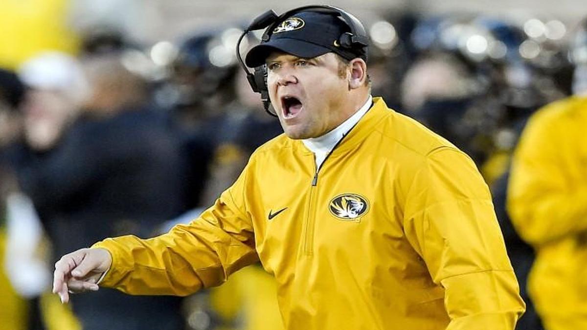 Missouri Tigers head coach Barry Odom.