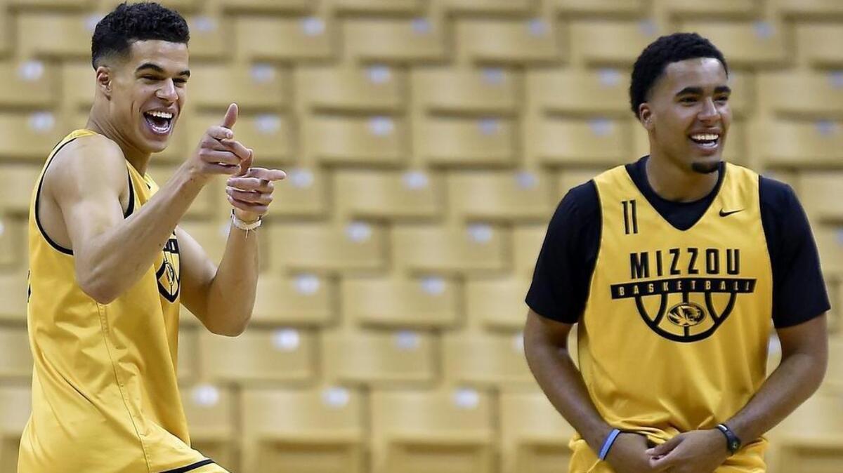 Jontay Porter (right) reclassified and passed up his senior season of high school basketball to play with his older brother Michael Porter Jr. at Mizzou. Save for two minutes of the regular season, that hasn’t happened as Porter Jr. recovers from back surgery.
