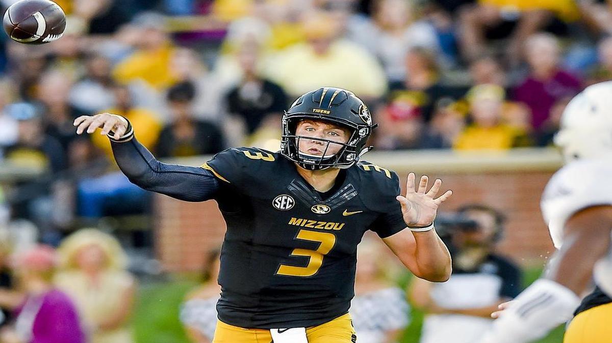 Saturday night in the Missouri Tigers’ 2016 home opener, quarterback Lock completed 24 of 37 passes for 450 yards with five touchdowns — matching Chase Daniel, who tossed five touchdowns in a game four times, and Maty Mauk, who did it twice. The 61-21 victory over Eastern Michigan also was Barry Odom’s first as Mizzou’s head coach.