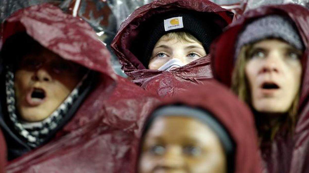 
The largest crowd ever to witness a Missouri football game was on hand Saturday for the Tigers’ game against Texas A&M at Kyle Field in College Station, Texas. But the crowd of 104,756 left Kyle Field wet from the rain and unhappy as the Tigers beat the Aggies 34-27.

