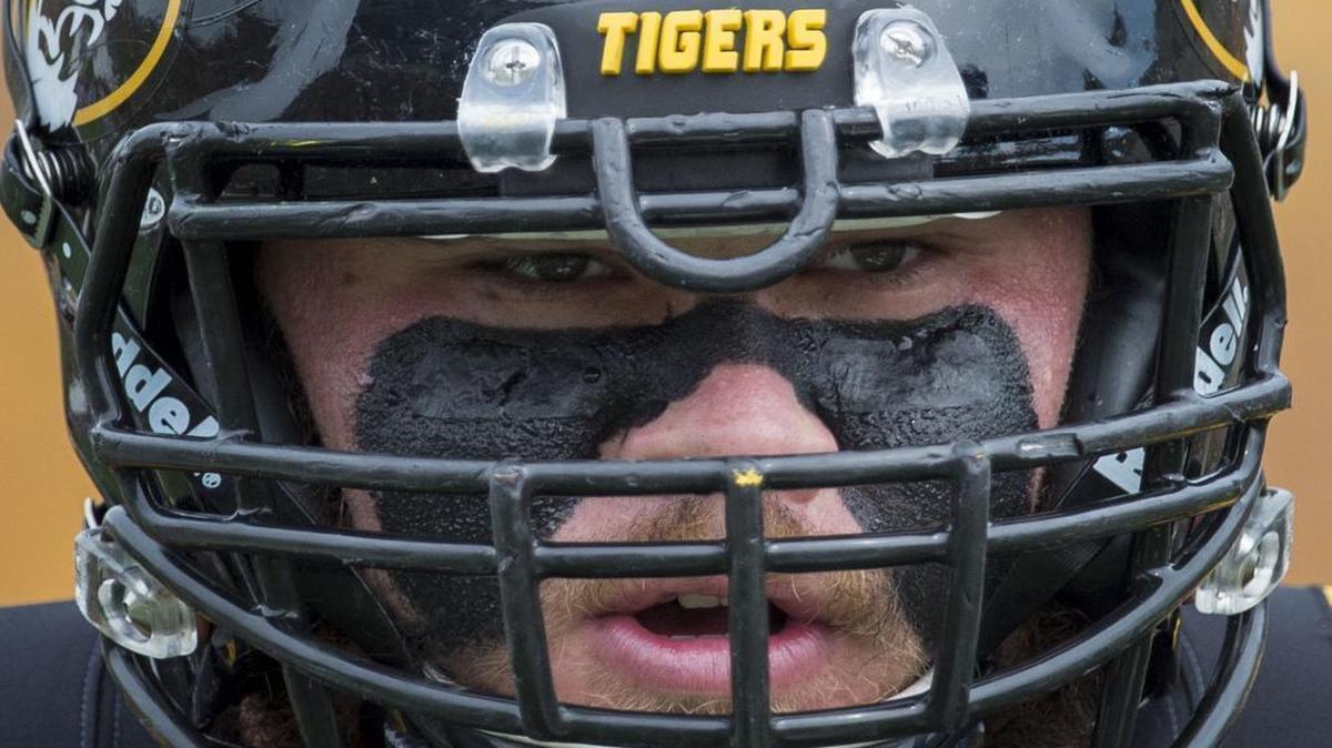 Evan Boehm started 12 games at left guard as a freshman and all 40 during his last three seasons at center at Missouri.