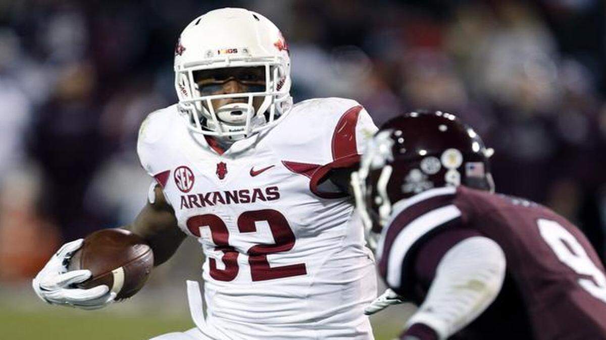 
Arkansas’ Jonathan Williams has rushed for over 1,000 yards this season.



